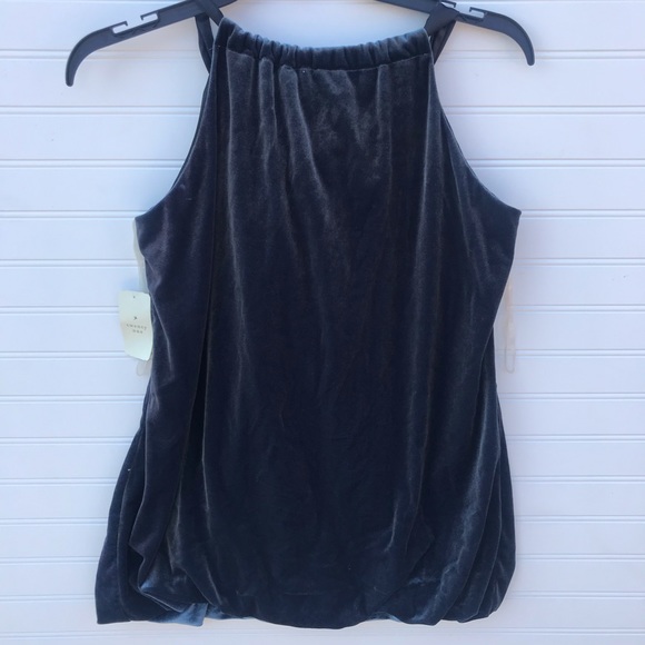 Forever 21 Velvet Tie Top NWT! Real Tunic Bow - Picture 5 of 6